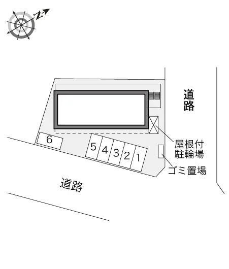 ★手数料０円★名古屋市昭和区駒方町４丁目　月極駐車場（LP）